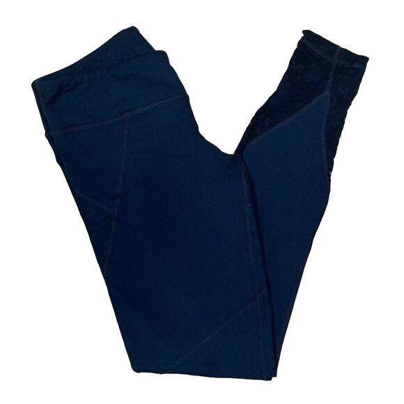 Vimmia Black Leggings Lace Bottom Detail Sz M - Picture 1 of 9